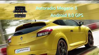 Autoradio Megane 3 Android 80 GPS chez Player Top [upl. by Lemak]