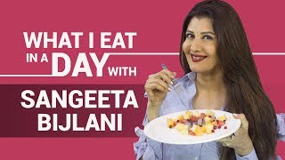 Sangeeta Bijlani What I eat in a day  S01E09  Bollywood  Pinkvilla [upl. by Oisinoid]