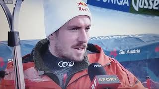 Marcel Hirscher Interview Slalom Gurgl 2024 [upl. by Htehpaj]