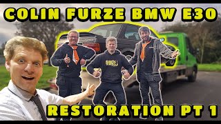 Restoring COLIN FURZEs Classic BMW E30  EP1  We Also Tour His Underground Tunnel Bunker amp Garage [upl. by Tnerb]