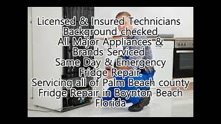 Fridge Repair Boynton Beach FL 5614484597 [upl. by Walkling98]