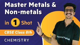 Master Metals and Nonmetals in One Shot  Chemistry  Class 8th  Umang  Physics Wallah [upl. by Aevin]