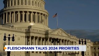 Rep Fleischmann addresses 2024 priorities [upl. by Lledo]