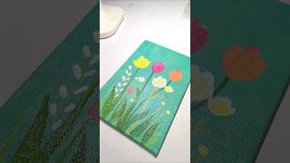 Easy acrylic painting ✨🤌🏻art shortsvideo shorts [upl. by Maxima]