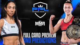 PFL 1 2024 Regular Season Full Card Preview and Predictions [upl. by Llereg]