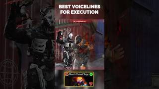 Best Execution Voicelines for Mythic Ghost 💀 [upl. by Hime]