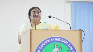 DSNLUHonble Justice Ananya Bandyopadhyay Lecture 2 [upl. by Skiba]