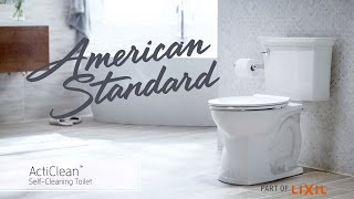 ActiClean SelfCleaning Toilet from American Standard – Features amp Benefits [upl. by Curcio]