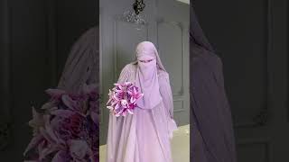 Wedding dress abaya muslimah trendingshorts youtubeshorts exploremore shorts reels [upl. by New]