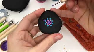 Dot Mandalas for BEGINNERS by a beginner Tips for Dotted Mandala Beginners  Rock Painting 101 [upl. by Rise]