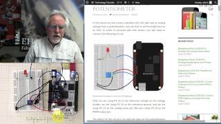 Beaglebone Black LESSON 10 Dimable LED Circuit with Analog Reads and PWM [upl. by Reviere]