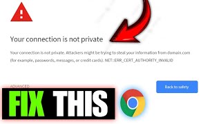 your connection is not privatechrome your connection is not privatechrome [upl. by Rotberg]