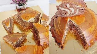 Torta zebrata al cacao senza burro ottima torta [upl. by Laurin]