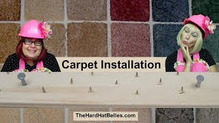 How To Install Carpet On Concrete Floor [upl. by Crain]