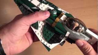 Test Lego Saesee Tiins Jedi Starfighter Set 9498 Star Wars deutsch [upl. by Dorelle946]