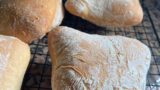 Pane Ciabatta con Biga Ricetta di Fulvio Marino [upl. by Dory]