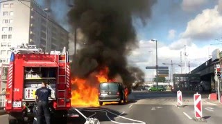 Fahrzeugbrand am Matzleinsdorferplatz [upl. by Sidonnie]