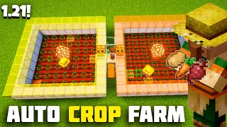 🚀 Build The Easiest Automatic Crop Farm in Minecraft  Minecraft Farm Tutorial 🔥 [upl. by Reba]