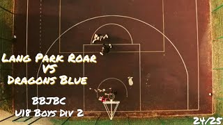 Lang Park Roar vs Dragons Blue  Summer Comp Basketball [upl. by Cower]