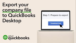 How to export your QuickBooks Online company file to QuickBooks Desktop [upl. by Torray]