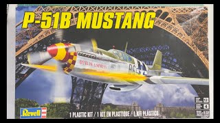 Revell P 51B Mustang 132 Scale Kit [upl. by Elocn]