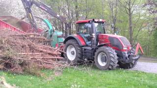 Valtra S353 mit Hem 501 HackerTannen Hacken quotHDquot [upl. by Joleen]