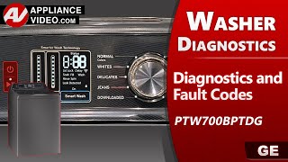 GE Washer  Diagnostic Mode Error Fault Codes Troubleshooting by Factory Technician [upl. by Lienaj]