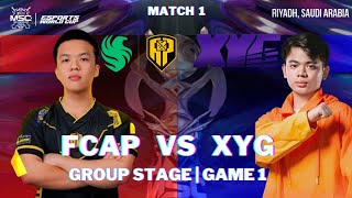 FCAP VS XYG  MSC 2024 GROUP STAGE  GAME 1 [upl. by Ten]