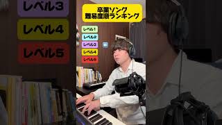 卒業ソング難易度順ランキング 合唱曲 合唱コンクール 卒業 [upl. by Alysa]