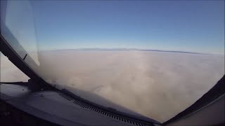 Very difficult landing in fog with zero visibility [upl. by Houston]