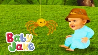 Baby Jake  Plays With Friendly Spider [upl. by Leavitt]