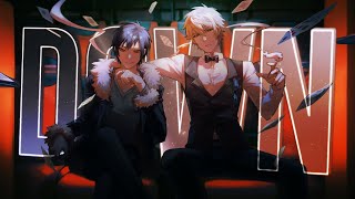 Nightcore  DOWN Switching Vocals  Lyrics [upl. by Eellac365]