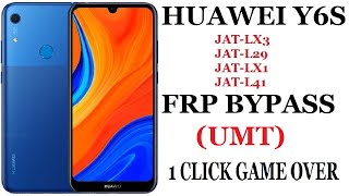 HUAWEI Y6S JAT LX3 JAT L29 JAT LX1 JAT L41 FRP BYPASS UMT 1 CLICK TEST POINT [upl. by Dolf]