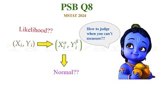 MSTAT 2024 PSB  Q8  Bivariate Normal  Transformation [upl. by Azilanna]