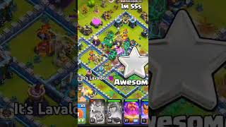 Lavaloon Attack 😈👿 Clash of clans New event Trops Shorts clashofclans coc coctroops shorts [upl. by Lezirg899]