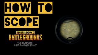 how to scope in Battlegrounds [upl. by Rasla810]