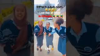 🤣FUNNY Last Day of School 🇪🇹 ethiopiancomedy habeshacomedy [upl. by Simonne]