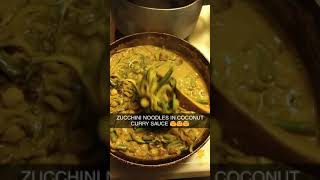 ZUCCHINI NOODLES IN COCONUT CURRY SAUCE [upl. by Nirek545]