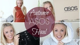 Autumn ASOS Haul Unboxing amp Try On  Fashion Mumblr [upl. by Kari]