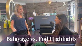 Balayage vs Foil Which Hair Highlighting Method is Right For You [upl. by Dlonra]