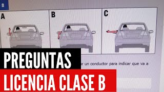 LICENCIA DE CONDUCIR CHILE 2021 ✅  LICENCIA CLASE B  LICENCIA CLASE C PREGUNTAS CONASET 80 A 100 [upl. by Otsuaf]