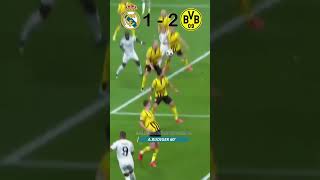 GOOD COMEBACK Real Madrid 5  2 Dortmund FT shortvideo football highlights madrid dortmund [upl. by Nihcas]