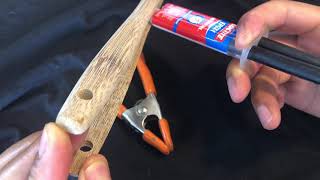 How to Use Epoxy Glue on Wood [upl. by Ecinnej]