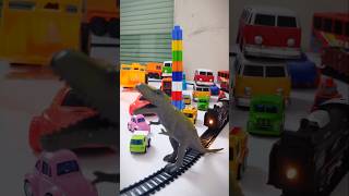 kereta barang  kereta api  truk sampahbus tingkat mainan pemadam kebakararan toys shorts tayo [upl. by Adnopoz]