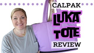 Calpak Luka Expandable Tote Bag Review [upl. by Glynnis]