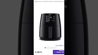 Philips 3000 Serisi Large Airfryer nerede ne kadar 🤩 reklam airfryer indirim [upl. by Ynamreg848]