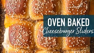 How to Make Baked Cheeseburger Sliders [upl. by Soalokin102]