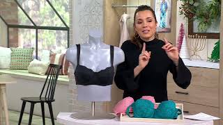 All Worthy Lace Cup Balconette Bra on QVC [upl. by Alba]