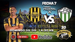 Federal A  Olimpo de Primera  Fecha 7  Olimpo vs Germinal [upl. by Eenerb709]