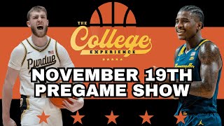 College Basketball Picks Pregame Show Tuesday November 19th  The College Experience [upl. by Carina]